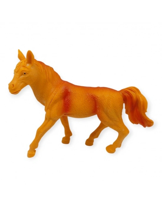 Çiftlik Hayvanları Serisi - Yarış Atı 12 cm - Turuncu