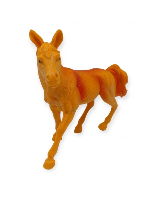 Çiftlik Hayvanları Serisi - Yarış Atı 12 cm - Turuncu