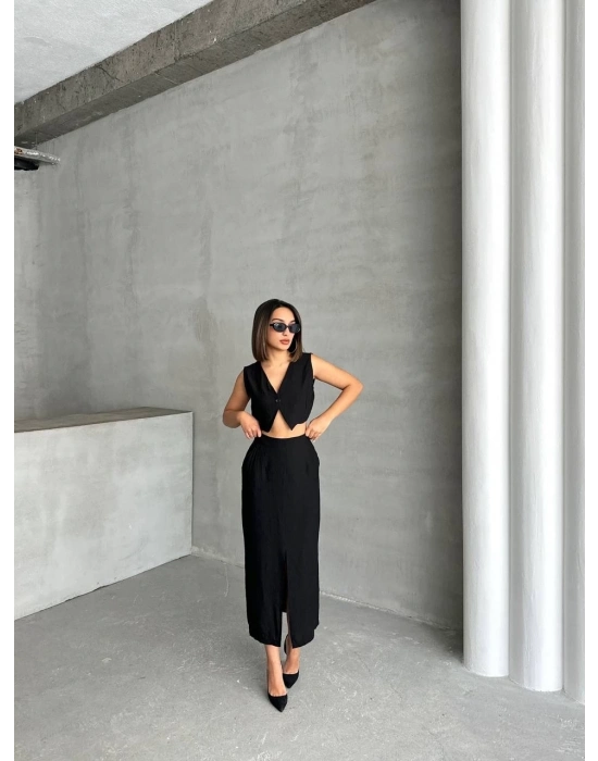 Çilek takım etek yelek