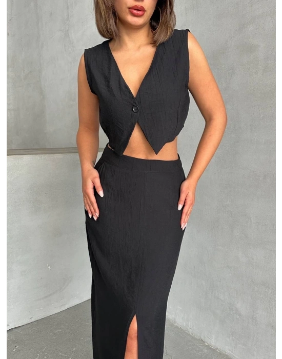 Çilek takım etek yelek