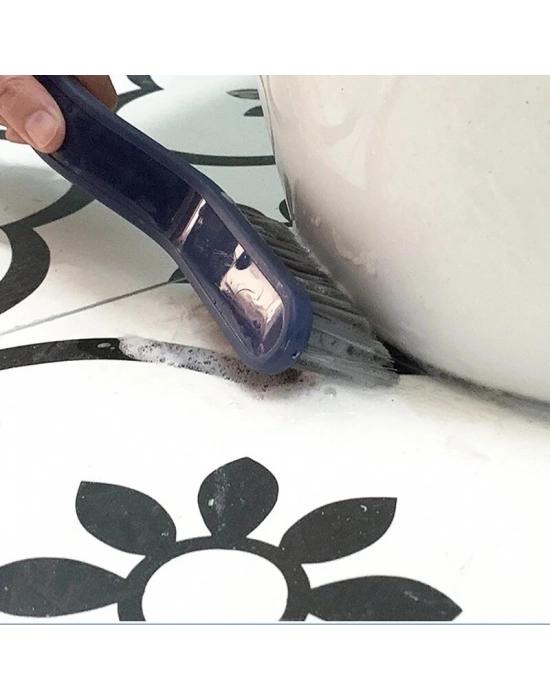 Cımbızlı Fırça Çok Amaçlı  Kademeli Kesim Uçlu Banyo Klozet Kenarı Pencere Temizleme Aparatı