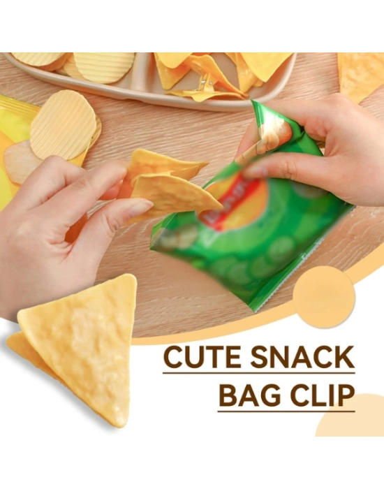 Cips Şeklinde Poşet Klipsleri