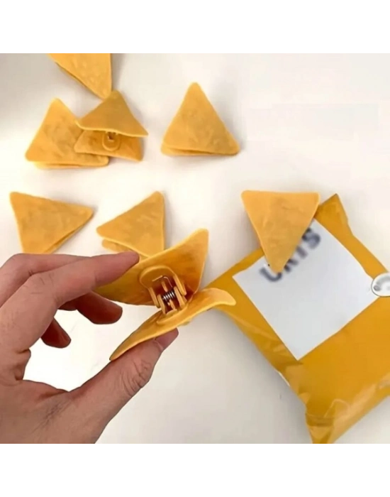 Cips Şeklinde Poşet Klipsleri