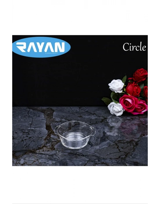 Circle Tekli Yuvarlak Cam Kahvaltılık Royaleks-81474