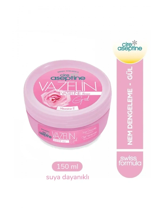Cire Aseptine Vazelin Gül 150 ml