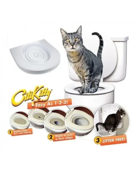 CitiKitty Klozet Kedi Tuvaleti Eğitim Seti