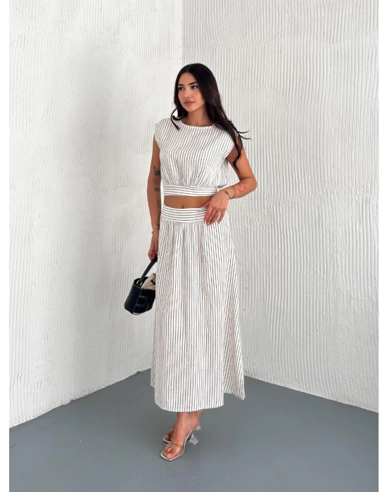 Pirinç Gold Renk Zirkon Taşlı Kurdele Model Kadın Küpe