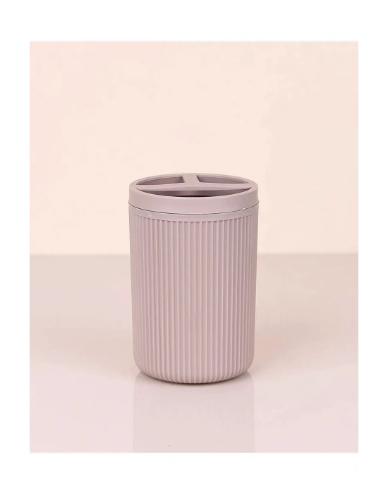 Çizgili Yuvarlak Diş Fırçalık