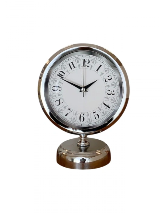 Classic Series  25 x 20 Cm Metal Krom Masa Saati