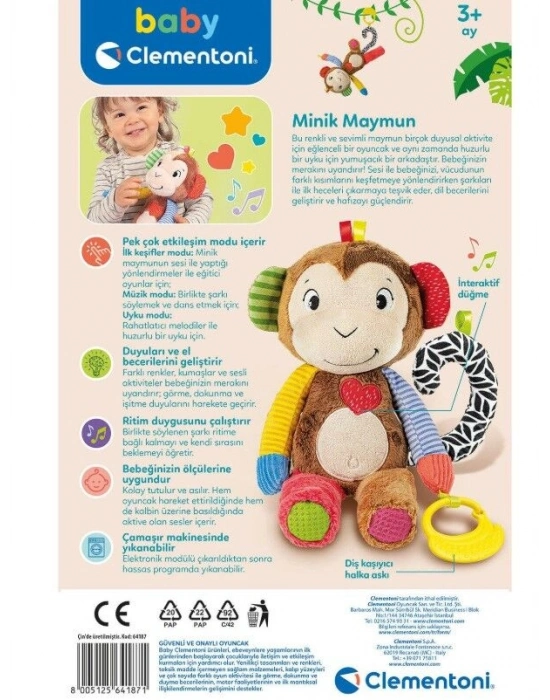 Clemantoni Baby Minik Maymun 64187
