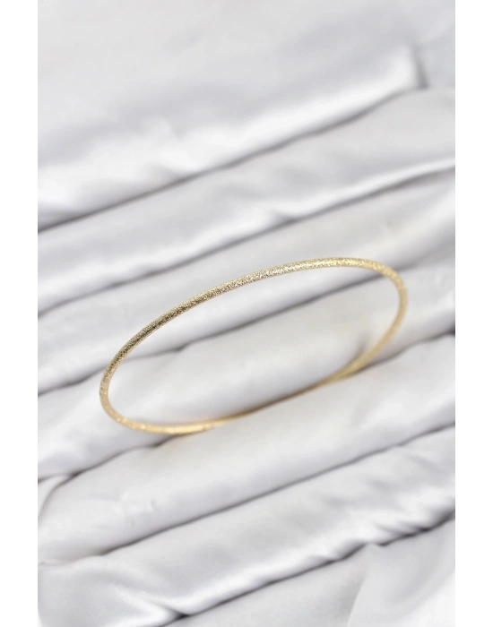 CM Gold Renk Simli Model 65 mm Bilezik
