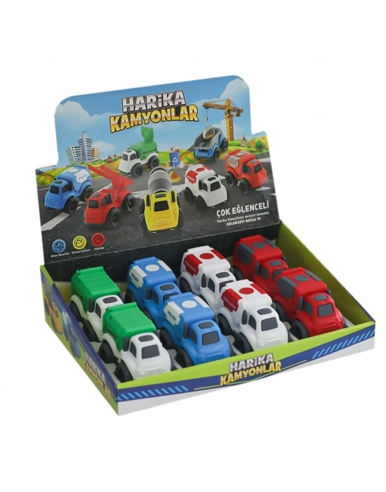 CNM18 Harika Kamyonlar  Acil Servis Araçları -Canem Oyuncak