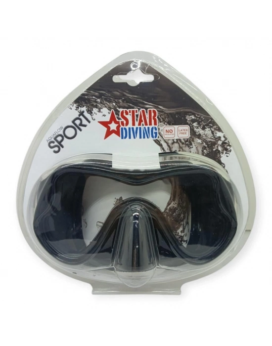 ÇNR-51704- TEK MASKE YETİŞKİN TEMPERED STAR DIVING