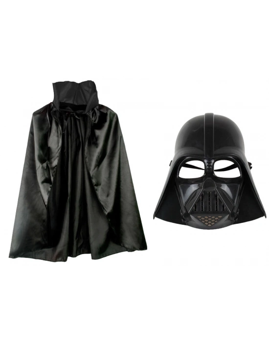 Çocuk Boy Darth Vader Maskesi ve Pelerin Seti