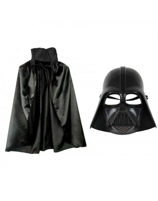 Çocuk Boy Darth Vader Maskesi ve Pelerin Seti