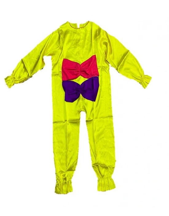 Çocuk Boy Saten Palyaço Kostümü