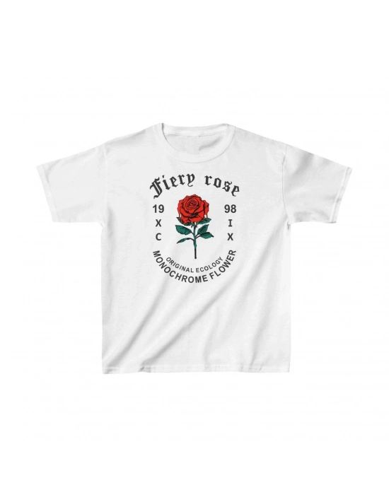 Çocuk   Baskılı T-Shirt - Beyaz