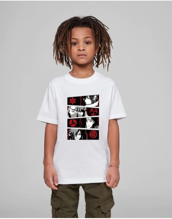 Çocuk   Baskılı T-Shirt - Beyaz