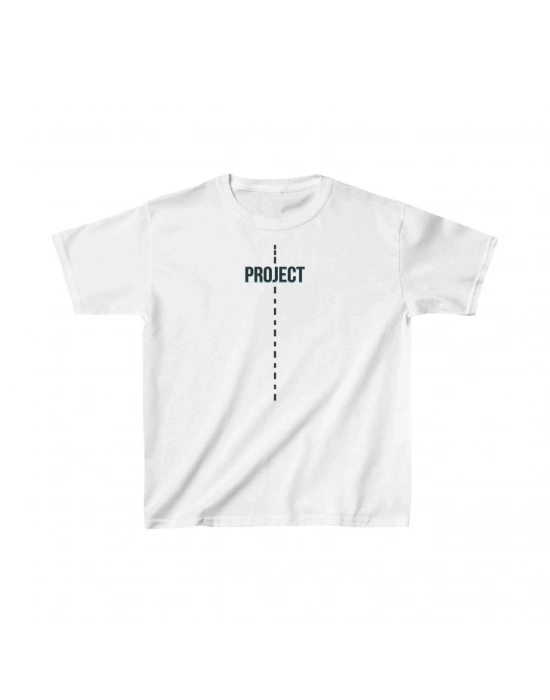 Çocuk   Baskılı T-Shirt - Beyaz