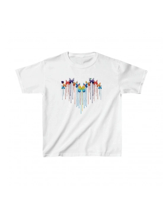 Çocuk   Baskılı T-Shirt - Beyaz