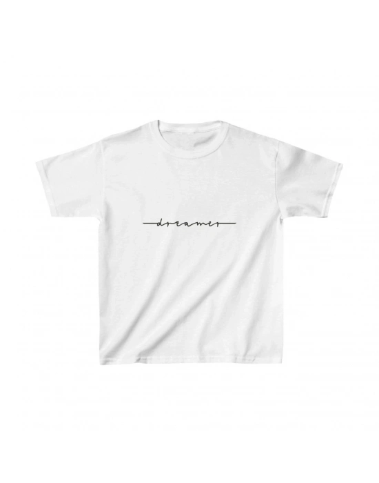 Çocuk   Baskılı T-Shirt - Beyaz