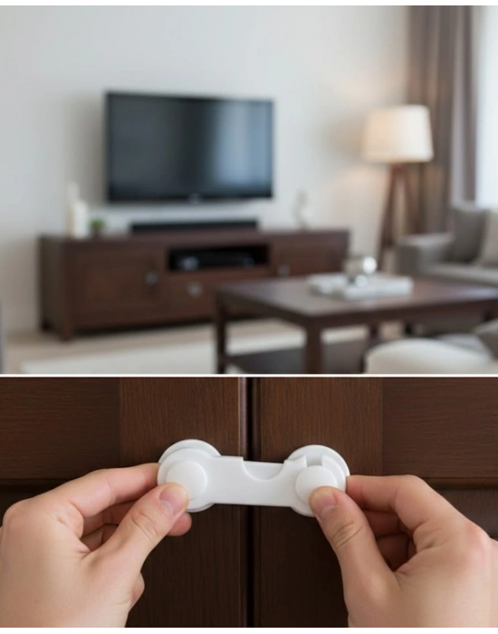 ® ÇOCUK GÜVENLİK KİLİDİ 4 ADET