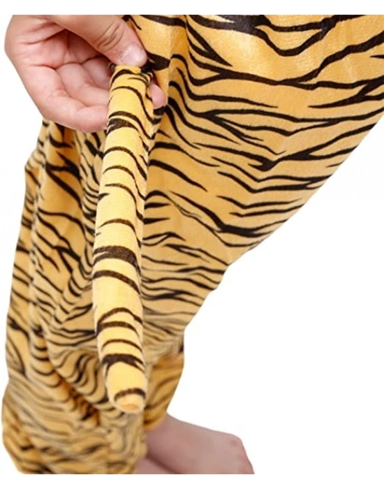 Çocuk Kaplan Kostumu - Aslan Kostümü 4-5 Yaş 100 Cm