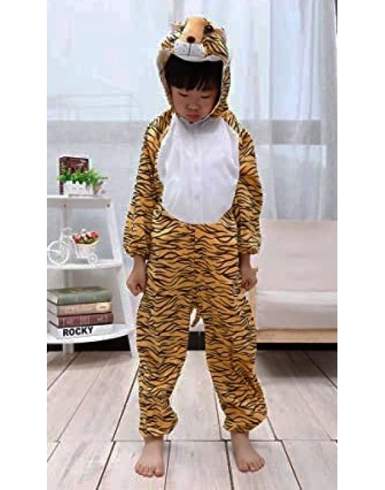 Çocuk Kaplan Kostumu - Aslan Kostümü 6-7 Yaş 120 cm