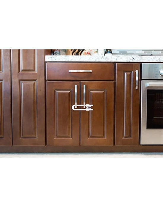 Çocuk Koruma Kilidi - Slide Dolap Çekmece Kilidi Sürgülü Kilit