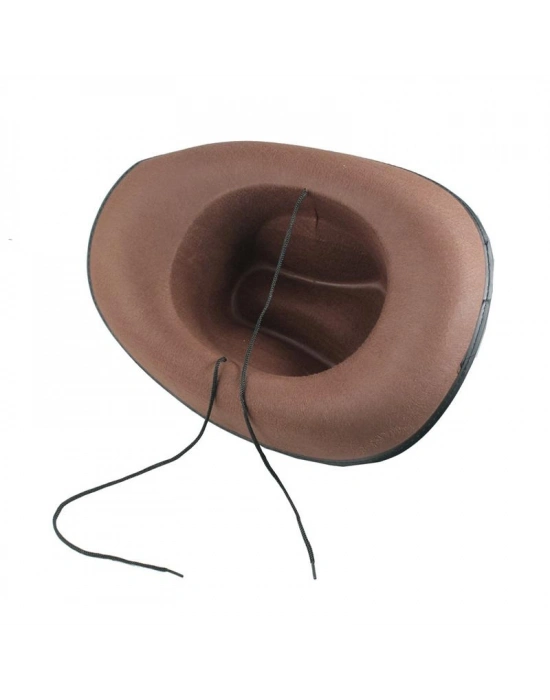 Çocuk Kovboy Şapkası Kahverengi