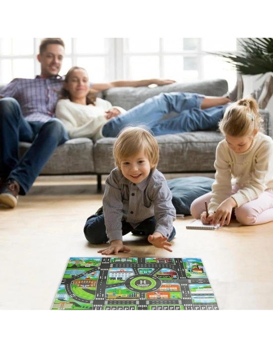 Çocuk Oyun Matı (mutlu Şehir Hayatı)