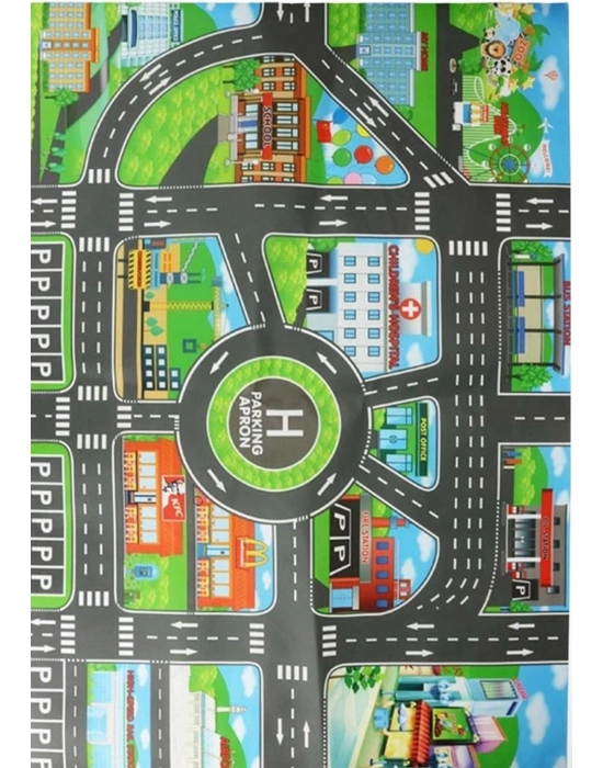 Çocuk Oyun Matı (mutlu Şehir Hayatı)