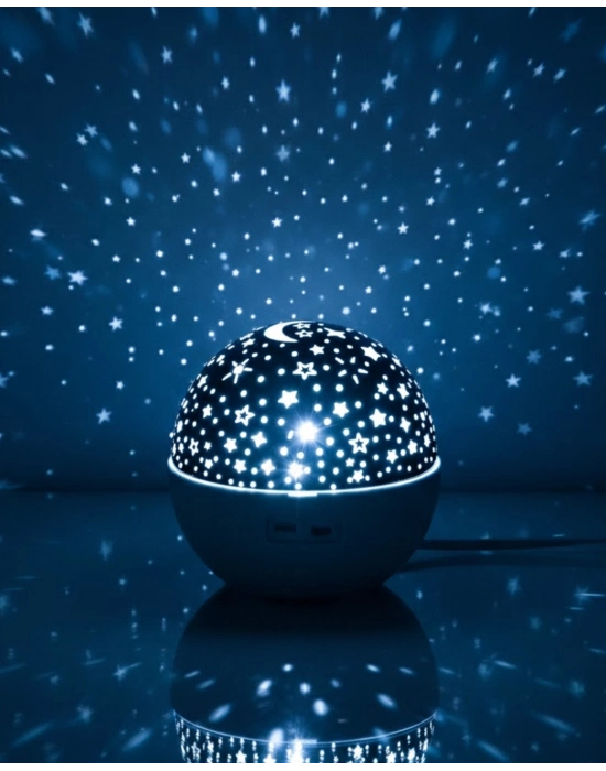 ® Çocuk ve Yetişkinler İçin Yıldız Projektör Gece Işığı
