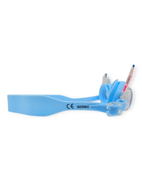 Çocuk Yüzücü Gözlüğü Silikon Taşıma Çantalı Pony - 9014