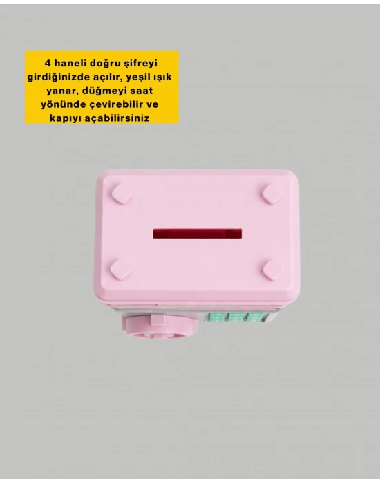 Çocuklar İçin Eğitici Elektronik Şifreli Kumbara
