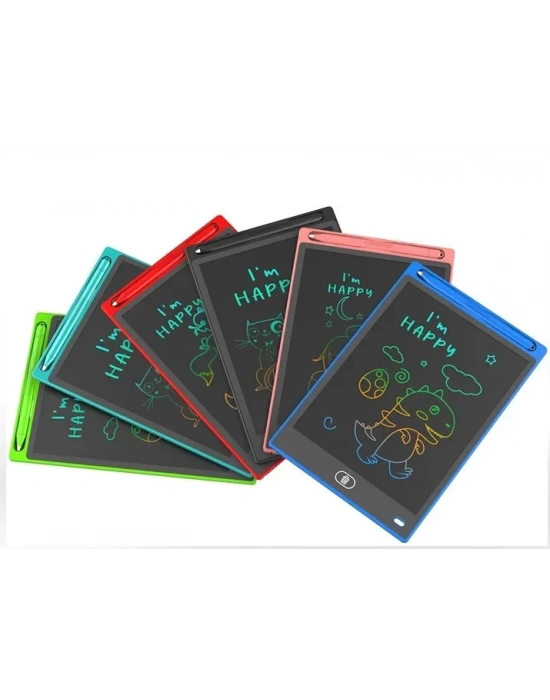 Çocuklar İçin Eğitici Renkli Çizim Tableti 10 İnç
