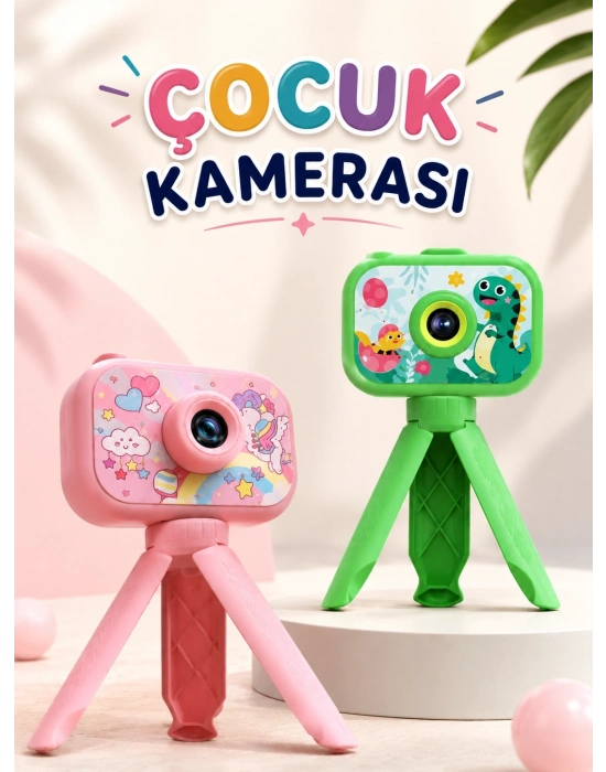 Çocuklara Özel Dijital LCD Ekran 1080P HD Görüntü Kaliteli