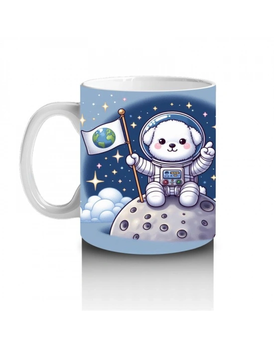 Çocuklara Sütü Sevdiren Astronot Ayı Kupa Bardak