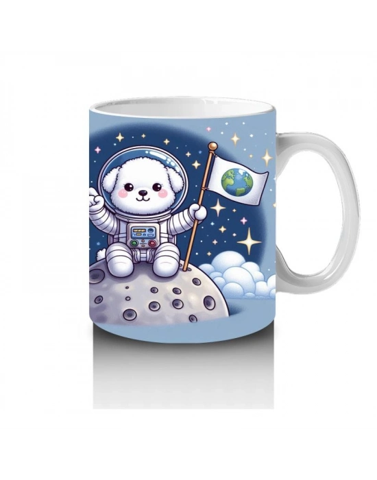 Çocuklara Sütü Sevdiren Astronot Ayı Kupa Bardak