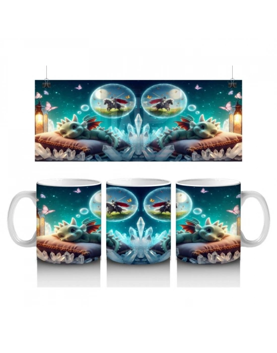 Çocuklara Sütü Sevdiren Ay Altında Uçan Cadılar Kupa Bardak