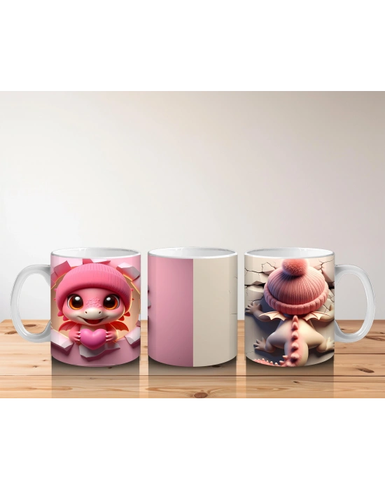 Çocuklara Sütü Sevdiren Bereli Kalp Arkadaşı Kupa Bardak