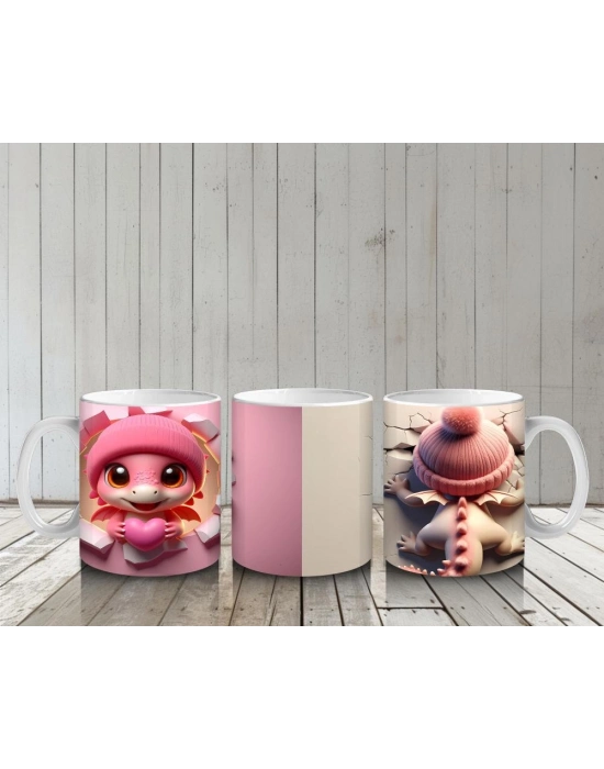 Çocuklara Sütü Sevdiren Bereli Kalp Arkadaşı Kupa Bardak