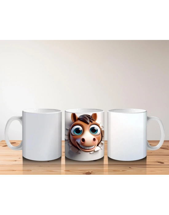 Çocuklara Sütü Sevdiren Cesur At Kupa Bardak