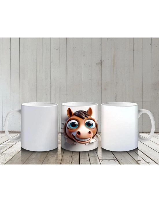 Çocuklara Sütü Sevdiren Cesur At Kupa Bardak