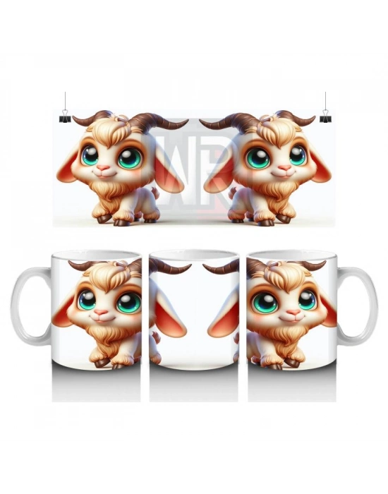 Çocuklara Sütü Sevdiren Dağ Keçisi Kaşifi Kupa Bardak