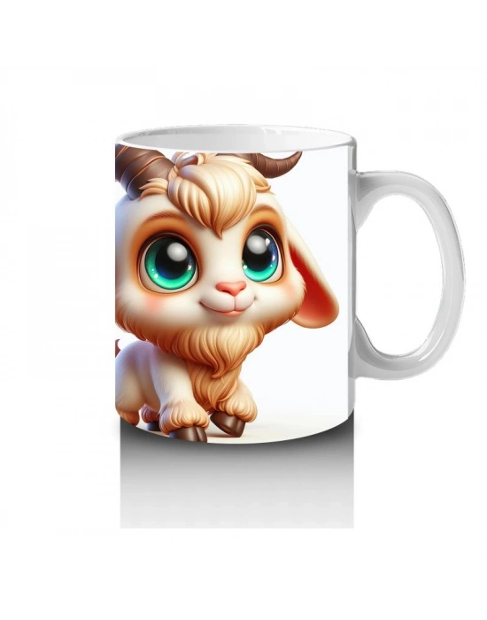 Çocuklara Sütü Sevdiren Dağ Keçisi Kaşifi Kupa Bardak