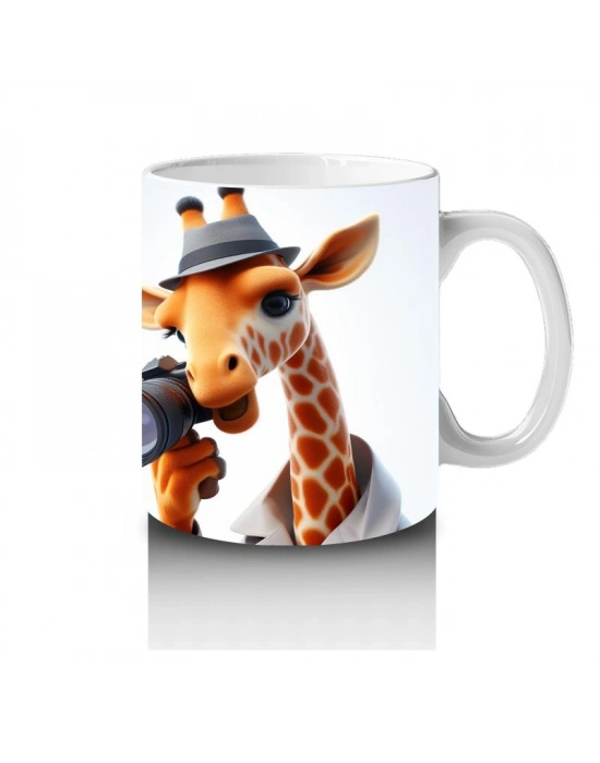 Çocuklara Sütü Sevdiren Dürbünlü Zürafa Kaşifler Kupa Bardak