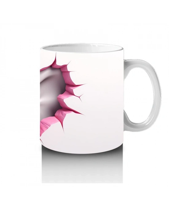 Çocuklara Sütü Sevdiren Duvarı Delip Bakan Fil Kupa Bardak