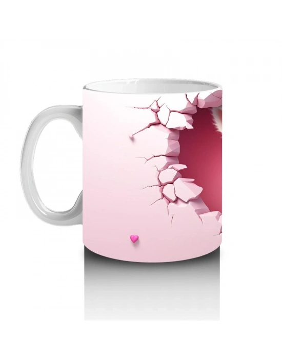 Çocuklara Sütü Sevdiren Duvarı Delip Bakan Zıpır Keçi Kupa Bardak