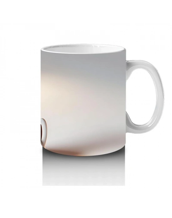 Çocuklara Sütü Sevdiren Kalp Başlı Kedi Arkadaşı Kupa Bardak